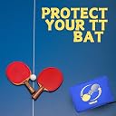 PHLLIN Table Tennis Racket Cover tennis bags Zipper Bag tt racket case BLUE gallery image