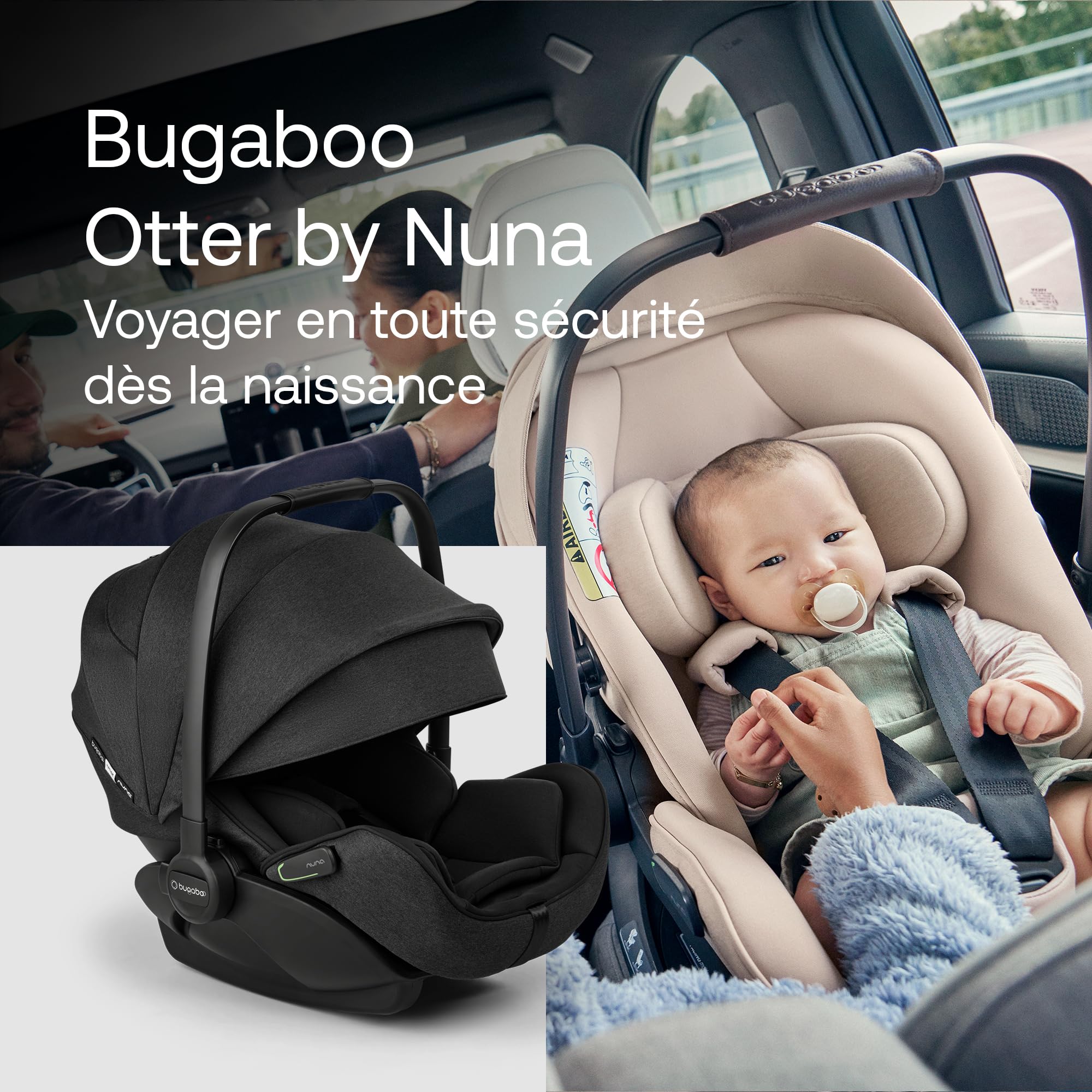 Bugaboo Otter by Nuna - Siège auto inclinable i-Size pour nouveau-né