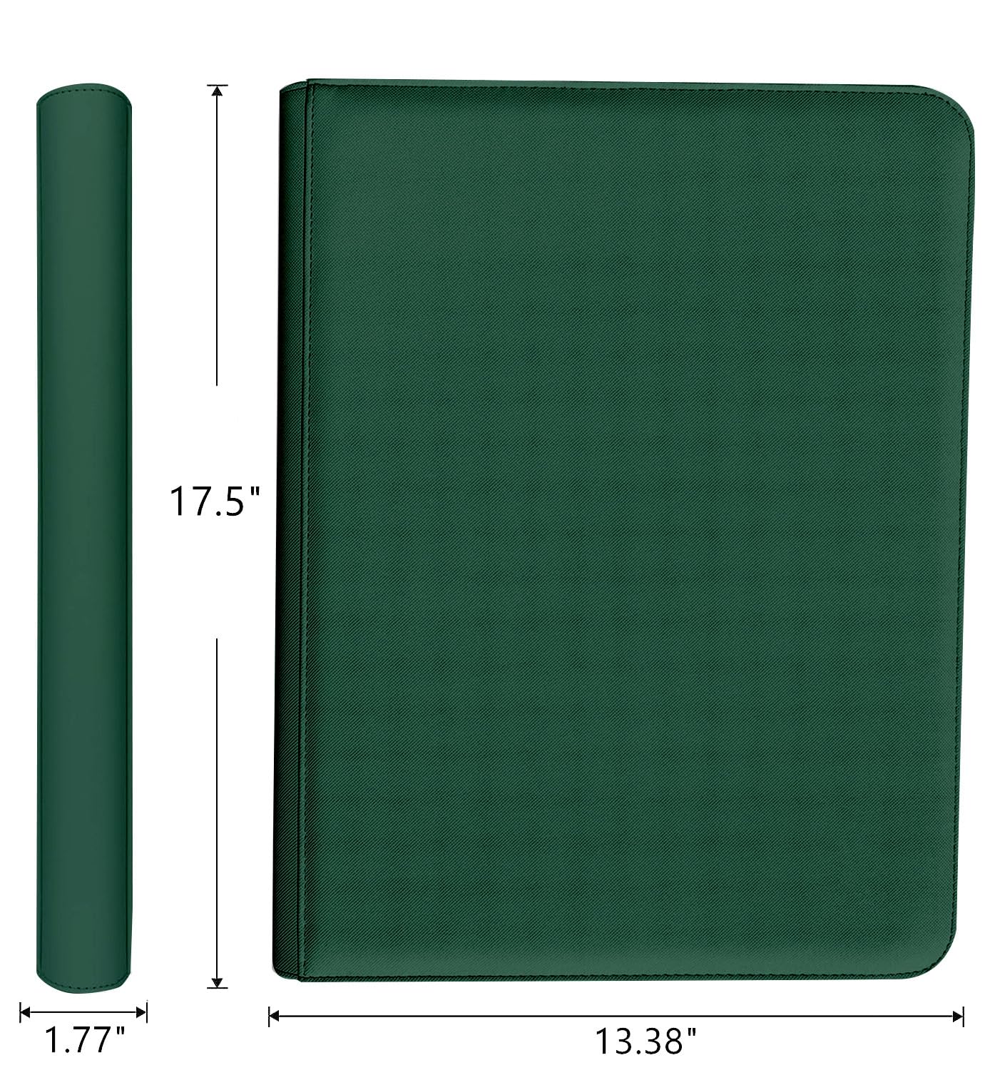 Amazon.com: 16 Pocket Card Binder, 1000+ Premium Zip Trading Card Binder,  Double Sided Pocket Card Binder Album, Ringless Card Folder for MTG, TCG,  Sports Card (Green, 16Pockets) : Toys & Games
