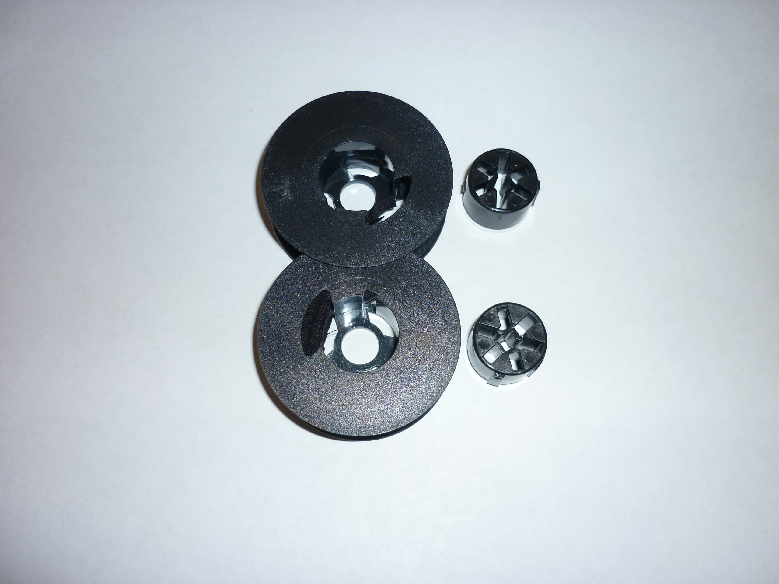 Swartz Ink Products-Royal Safari/Standard and Others Compatible Black With White Correction Twin Spool Typewriter Ribbon