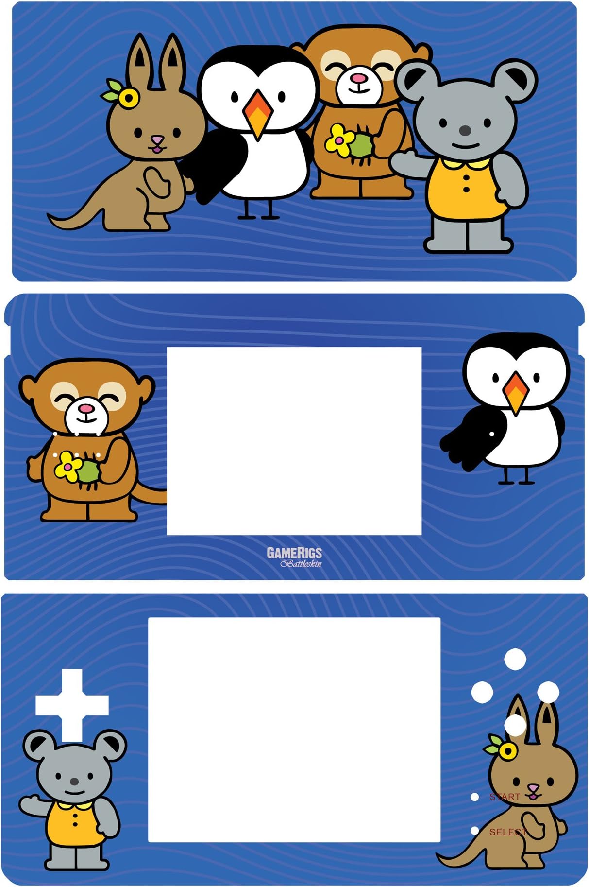 Blue Circus Battleskin for NDS Lite