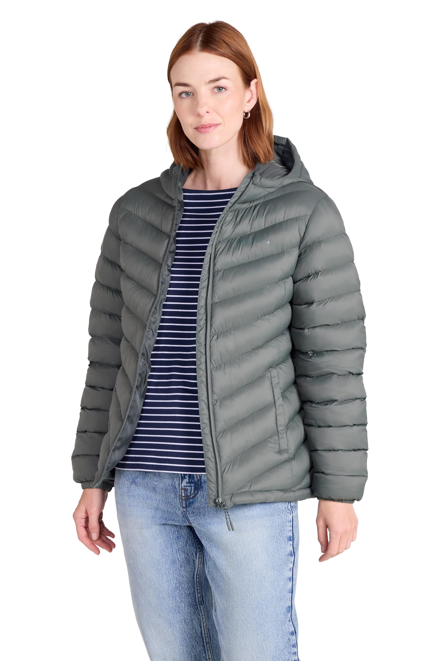 Mountain Warehouse Seasons Womens Padded Puffer Jacket Light Khaki 6