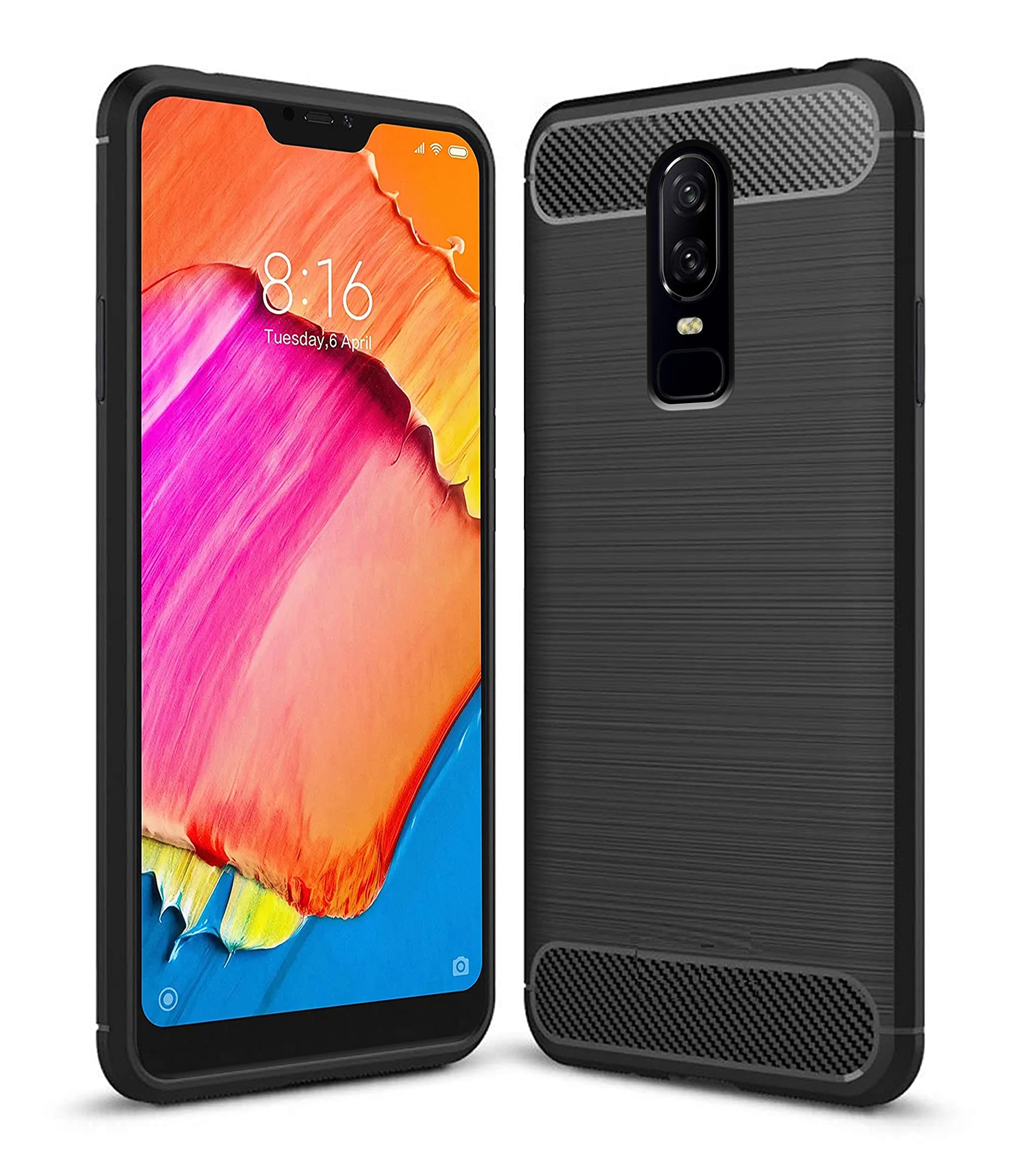 Zapcase Back Cover Case for OnePlus 6 | Compatible for OnePlus 6 Back Cover Case | 360 Degree Protection | Soft and Flexible (TPU | Matte Black) (B07FBK8CSK) Amazon Price History, Amazon Price Tracker