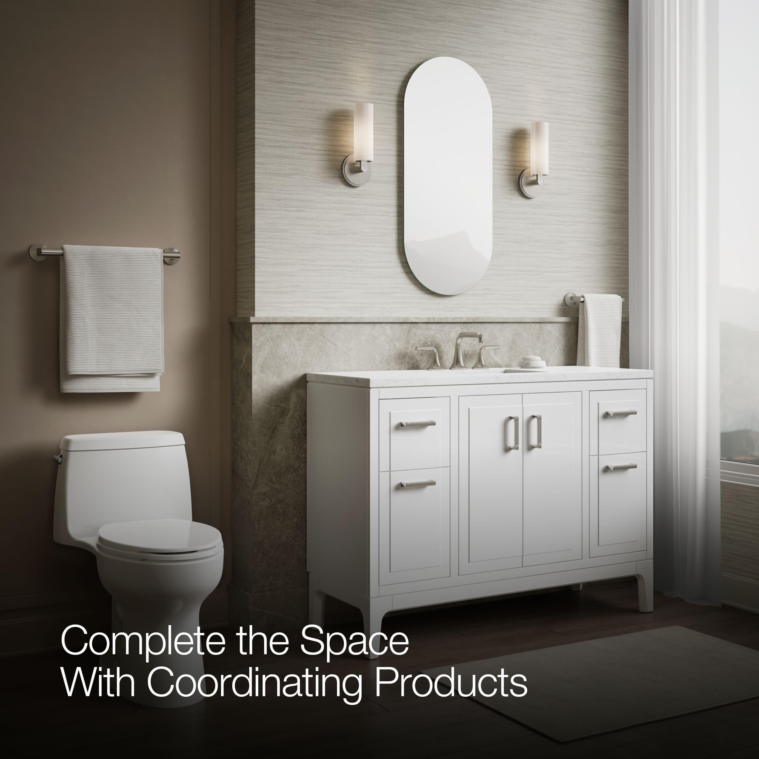 KOHLER Embark Premium XL 40.6 cm x 91.4 cm Capsule Botiquín de Aluminio, 16 x 36