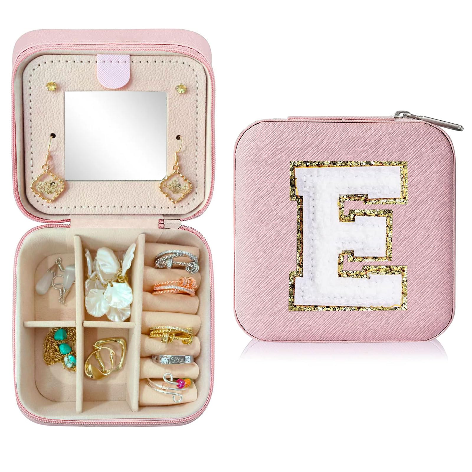 Mothers Day Gifts for Women Travel Jewelry Case Jewelry Organizer Box Jewelry Boxes Travel Essentials for Women Girls