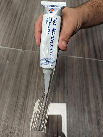 Permatex 80050 Clear RTV سيليكون لاصق مانع التسرب ، 3 أونصة
