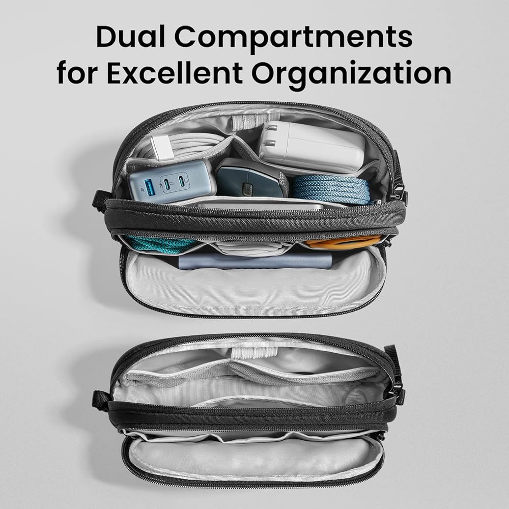 小物入れ CtoC shop tomtoc Compact Electronics Organizer – Multi-Compartment Tech Pouch