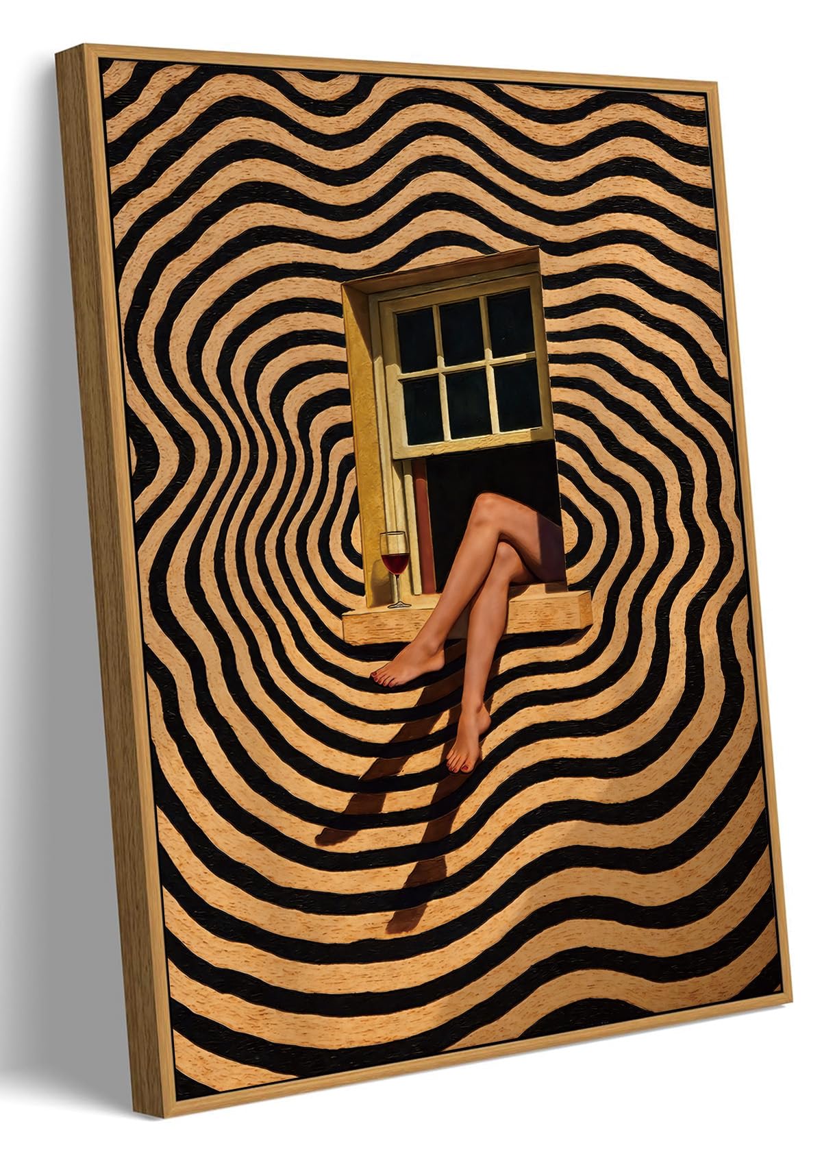 LJTYTHJA Funky Retro Wall Art