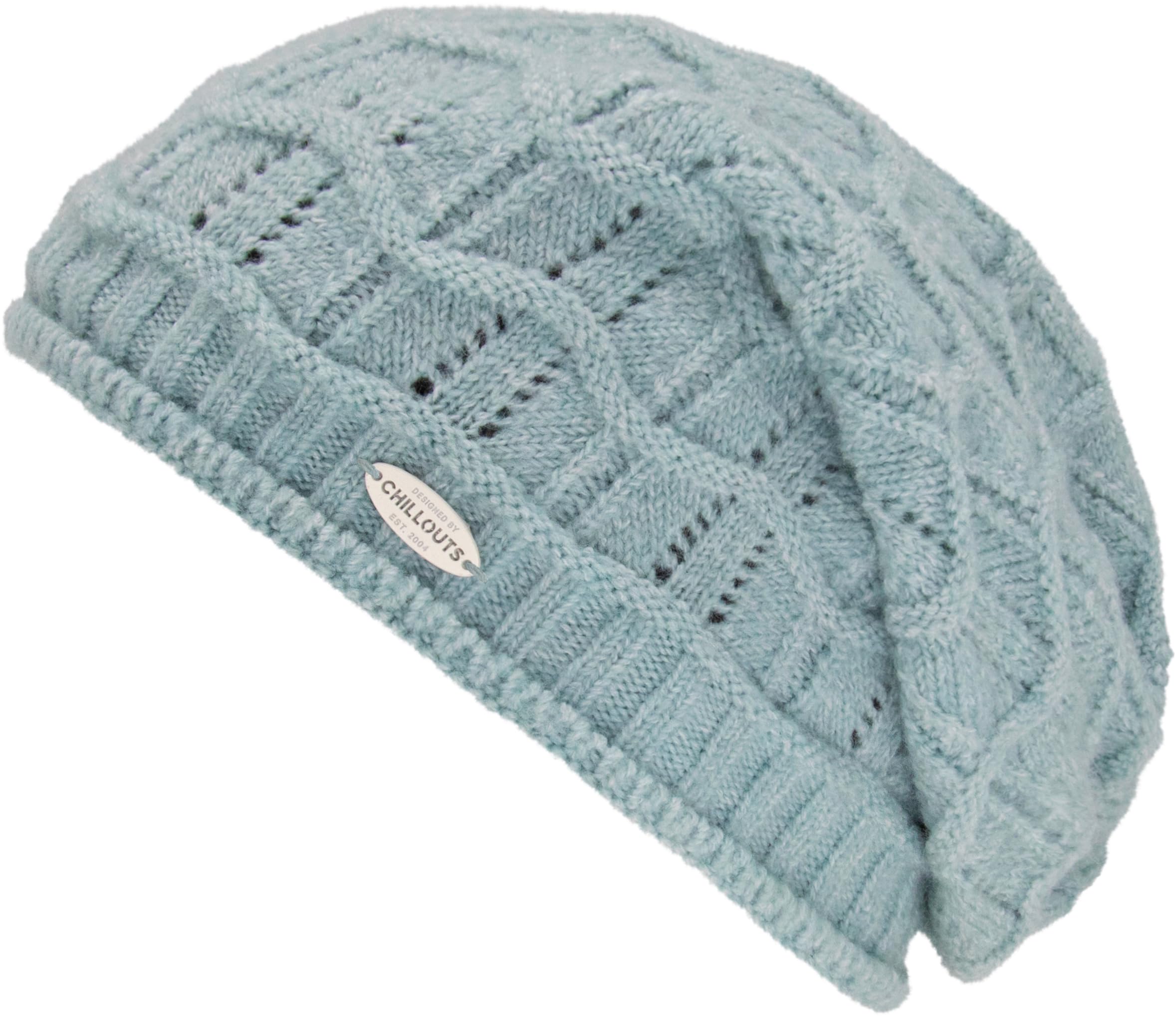 CHILLOUTS Maira Beanie Hat Knit (One Size - Light Blue)