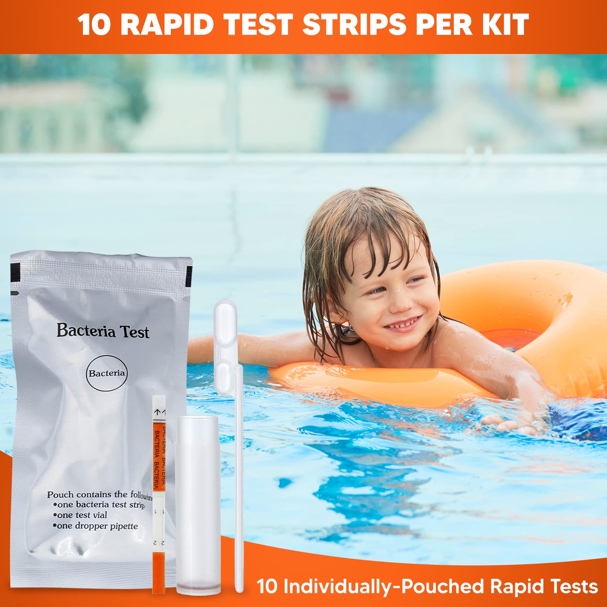 The Original Watersafe Rapid Bacteria 10 Test Kit 1,000 CFU/mL