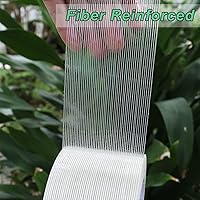 Vista 3 de BOMEI PACK Cinta de fleje de 3 pulgadas, cinta de embalaje reforzada con fibra resistente, 60 yardas 5.9 mil, total 120 yardas