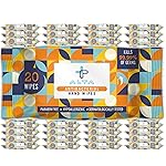 ALTA + Alcohol Free Hand Sanitizing Wipes, Travel Size, 20 Wipes (72)