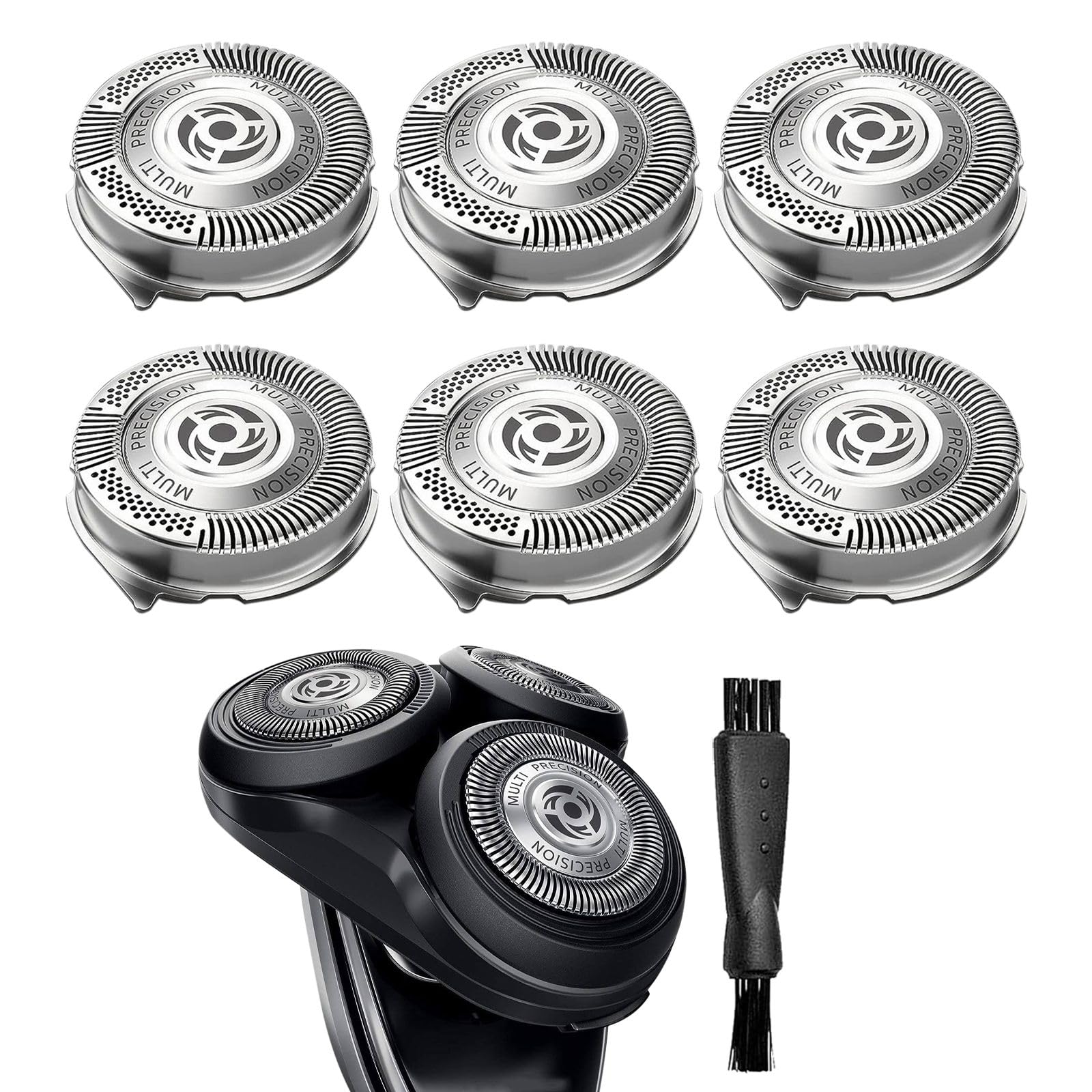 SH50 Replacement Heads, Compatible with Phillips Norelco 5000 Series Replacement Electric Shaving Head Razor Blades, Philips Norelco SH50 Series 5000 Replacement Heads Blades