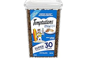 MixUps Surfer's Delight Temptations for Cats, 30 oz Tub