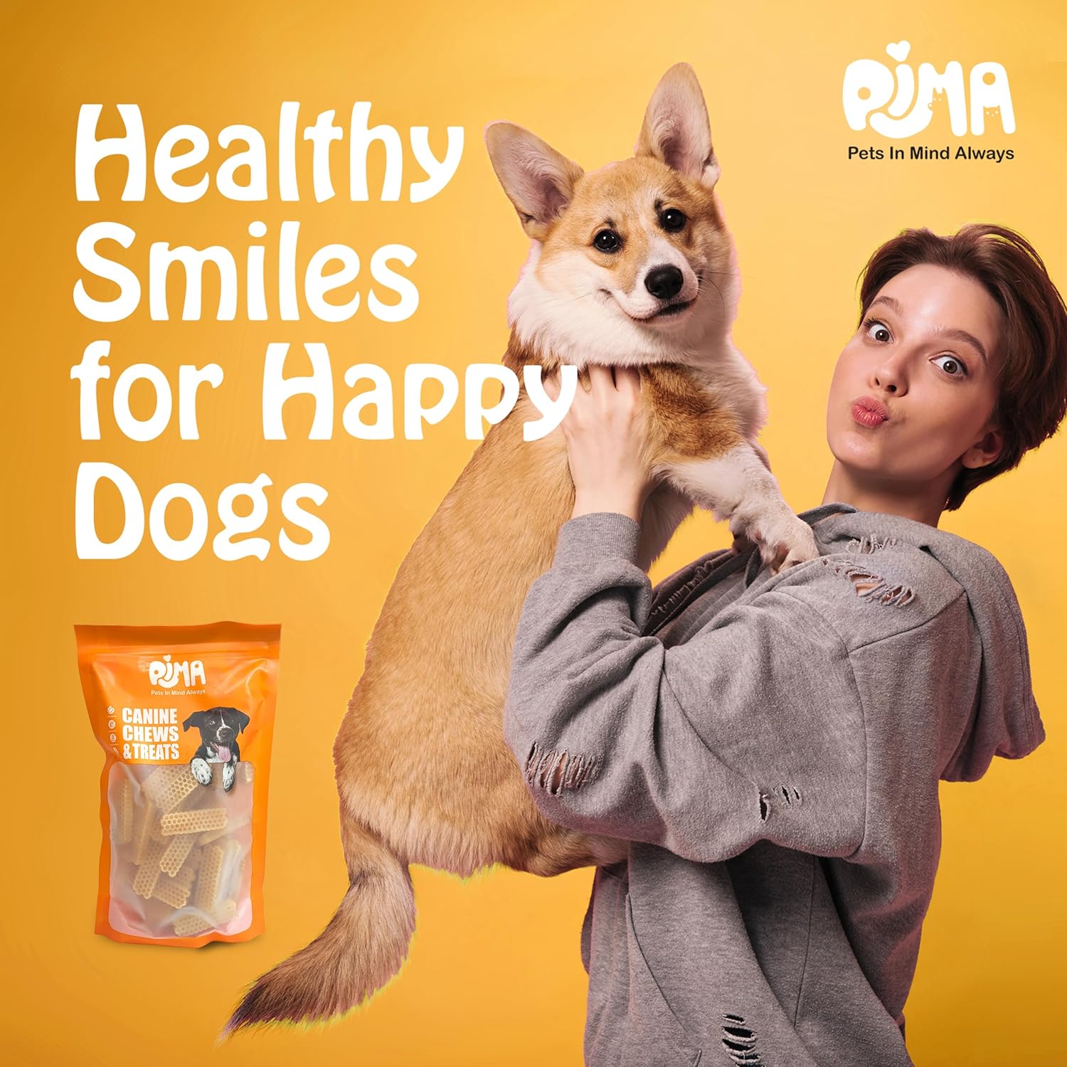 PIMA All Treats Sampler, All Our Cheesy Treats, Featuring Salmon Oil, Himalayan Cheese and Manuka Honey (24oz All Treats with Water Buffalo Jerky)