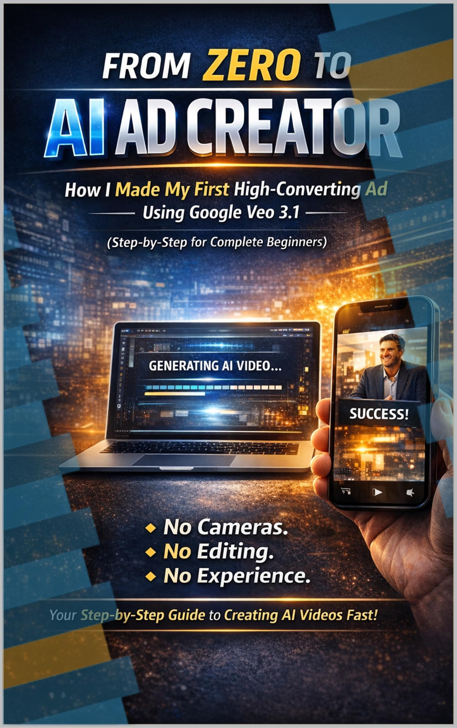 From Zero to AI Ad Creator: Artificial Intelligence for Beginners: How to Create Video Ads, Use AI Marketing Tools, and Grow Your Business Online