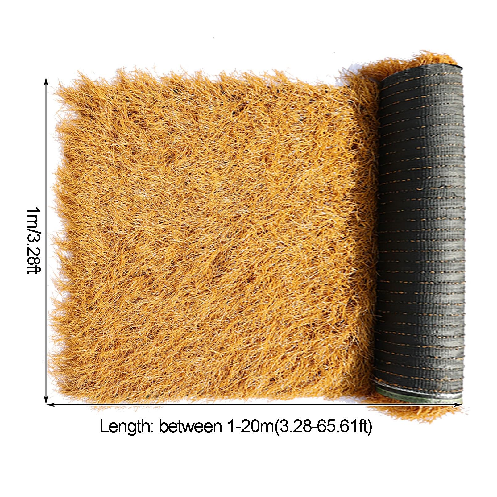 Techos De Paja Artificial De Estilo Mexicano - Rollo De Palmera, Paneles De Plástico PE, Cubierta Falsa Para Bar, Cottage, Campana De Patio, Cerca (Tamaño: 1x5m(3.28x)