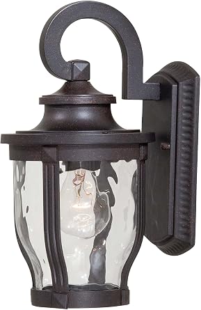 Minka Lavery 8761-166 1 Light Outdoor Wall Mount, Corona Bronze Finish