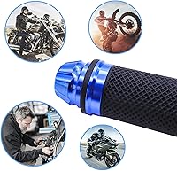 Vista 3 de HiSport Universal Motorcycle Handlebar Grips 7/8 inch-2PCs Motorcycle Hand Grips Non-Slip Comfort Grips for Most Motorcycle Handlebars