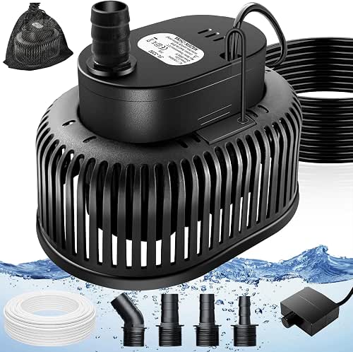Above Ground Pool Cover Pump, Automatic Sensor 850 GPH Sump