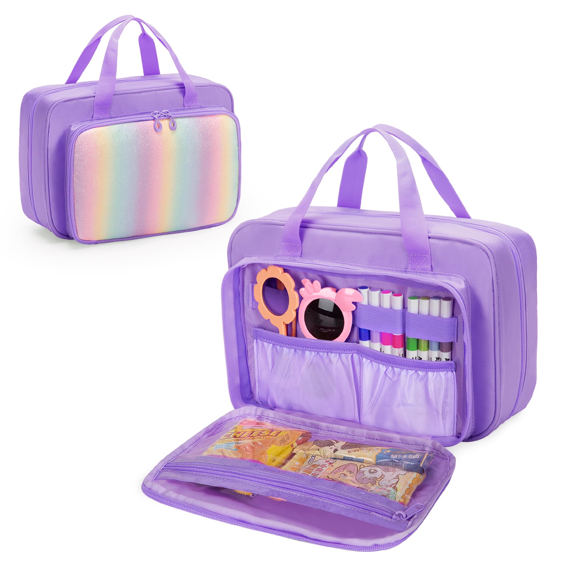 Amazon.com: Kids Travel Toy Organizer with Hanging Hook, Storage