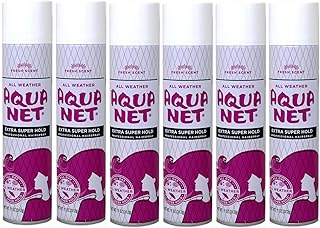 Aqua Net Professional Hair Spray Extra Super Hold 3 Fresh Scent, 11 Oz (Pack of 6)