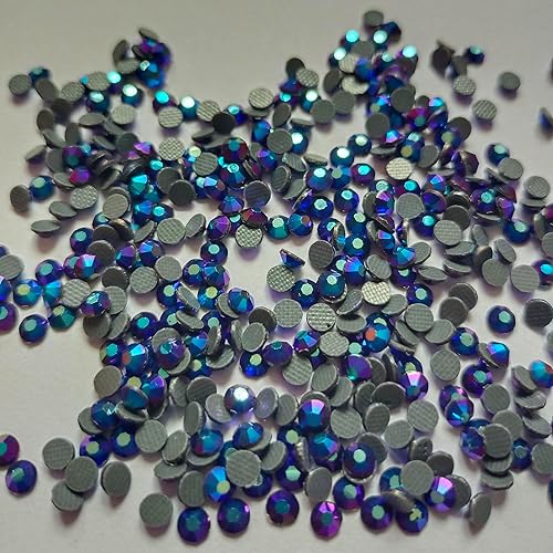 Miniatura 4 de Finstone Hot Fix Rhinestones 10 Gross (1440 piedraspaquete) Hotfix Rhinestones (Zafiro AB, SS20)
