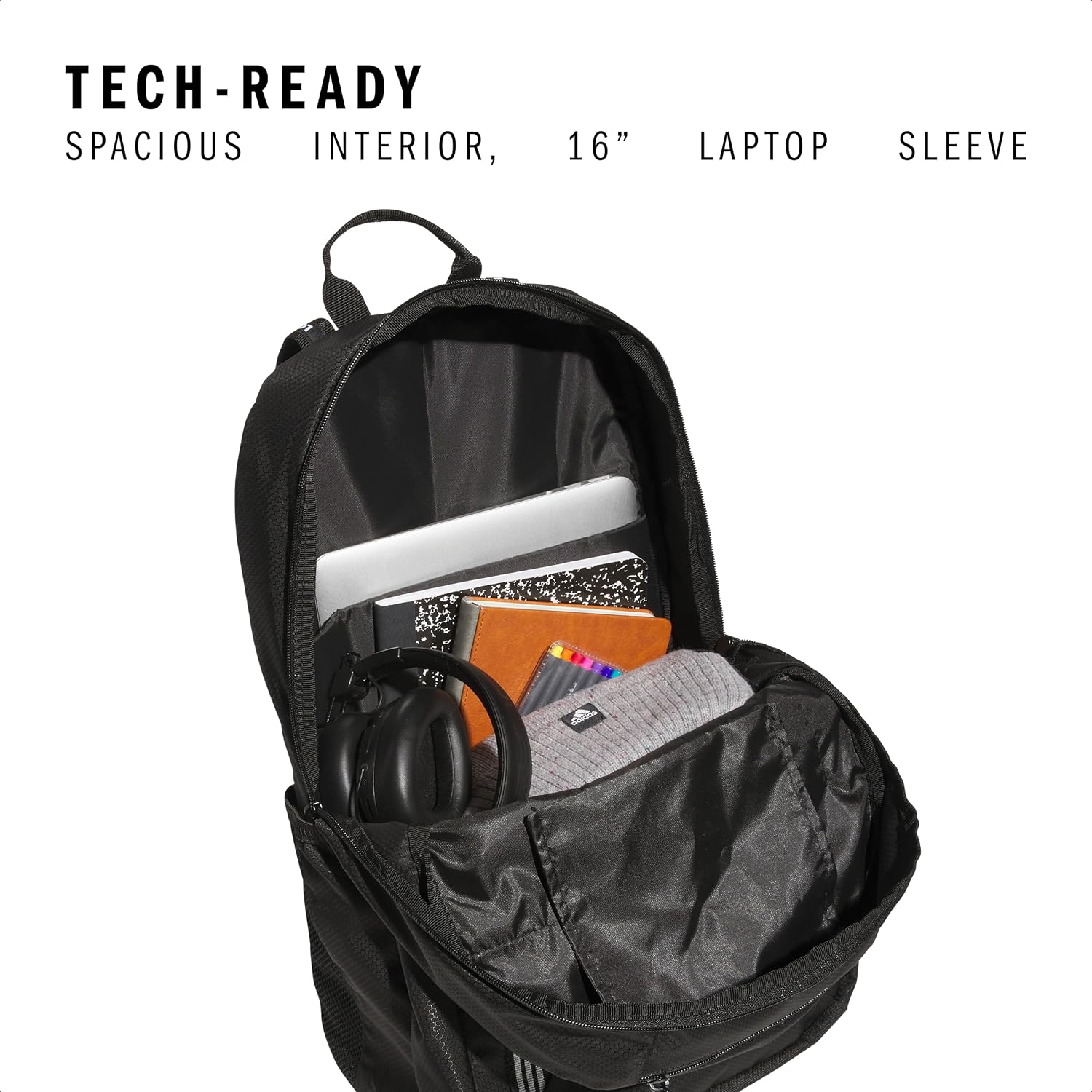 adidas Excel 7 School Backpack for Laptop, Gym and Travel, 34L