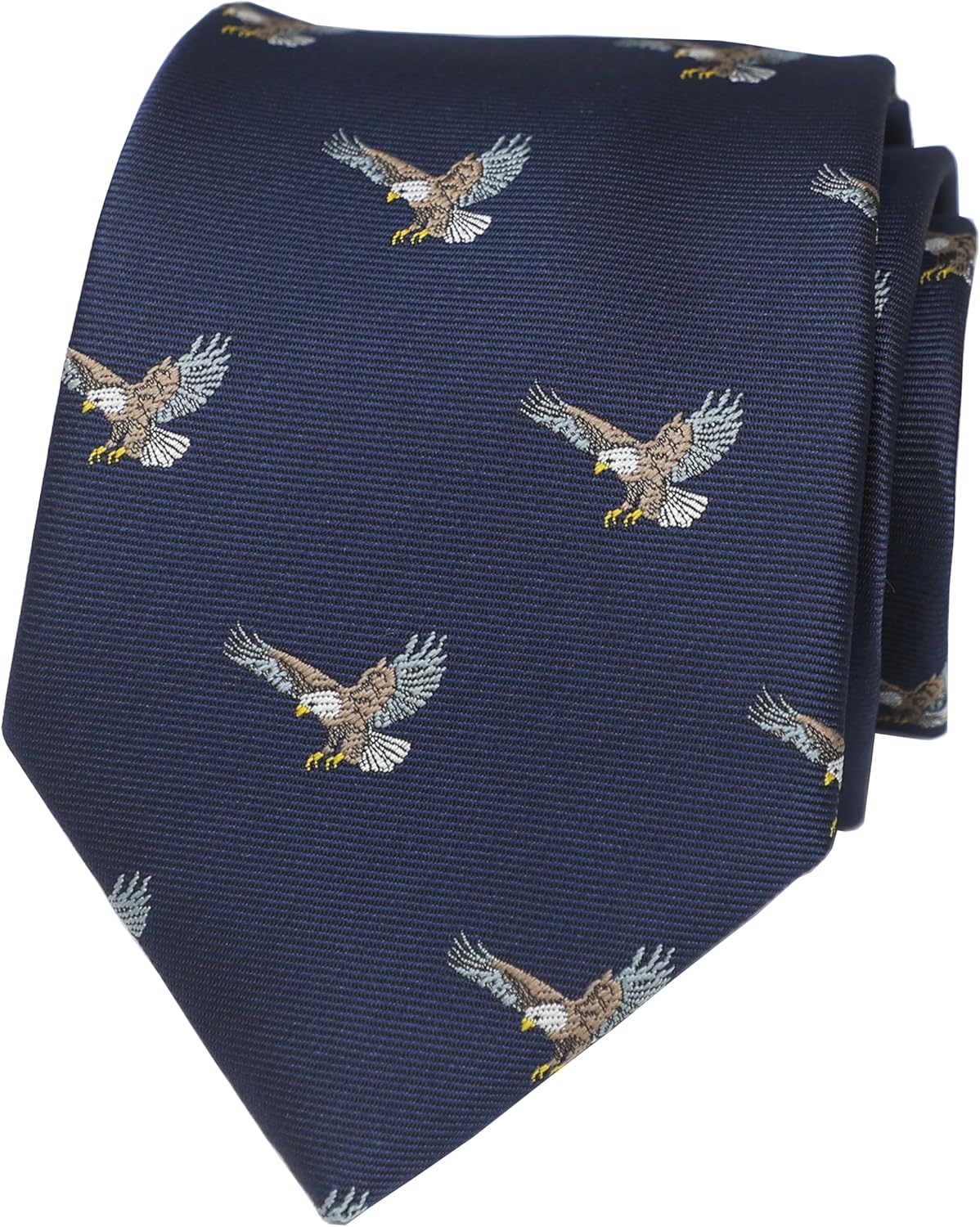 Men Bird Pattern Tie - Blue Jay & Owl Father's Day & Birthday Gift