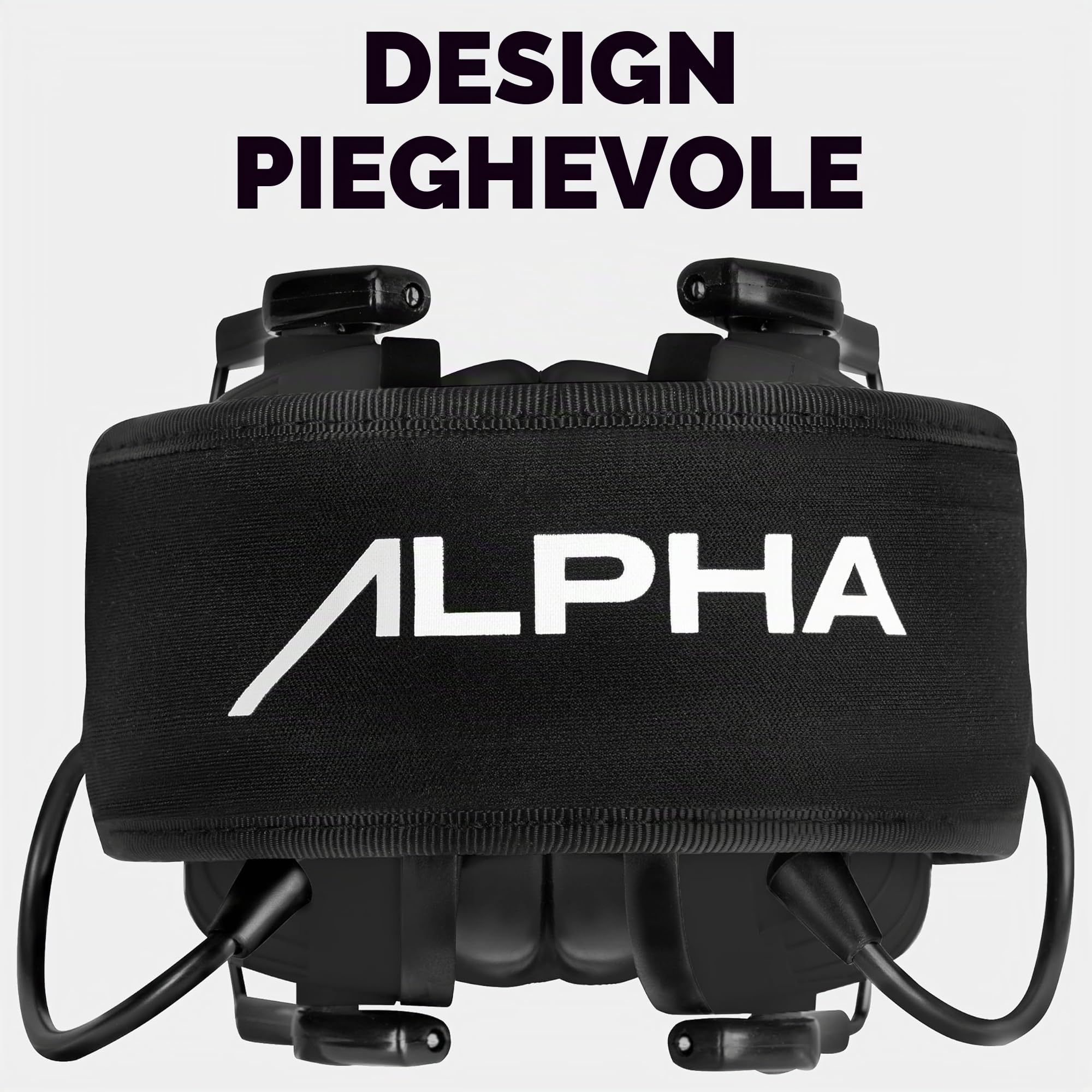 ACE Alpha Capsule - Protezioni auricolari attive per lavoro, caccia, tiro, EN 352, colore: nero