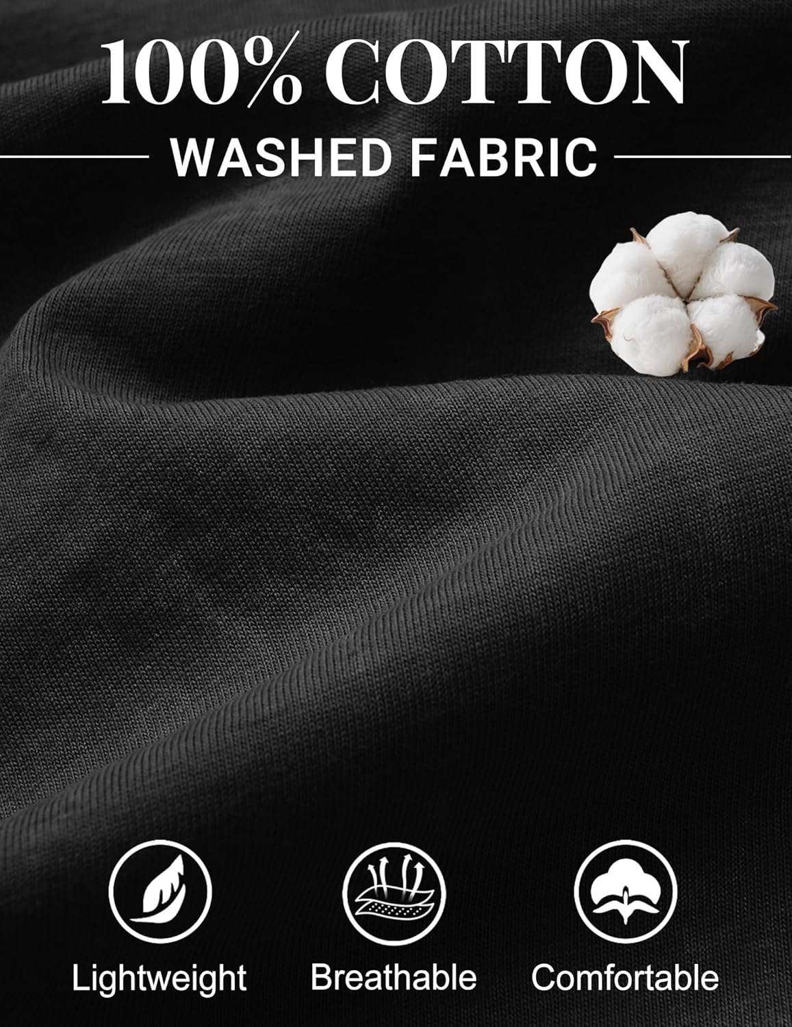 COOFANDY Men's Sleeveless Shirts Cotton Workout Tank Tops Casual Muscle Washed T Shirt Summer Beach Tee Loose Fit - Image 4