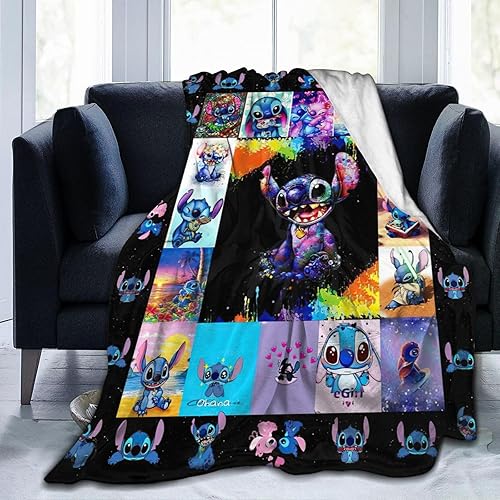 Gmleri Manta de dibujos animados de anime, ropa de cama de franela impresa en 3D, manta ligera de aire acondicionado de 2 a 50 x 40 pulgadas