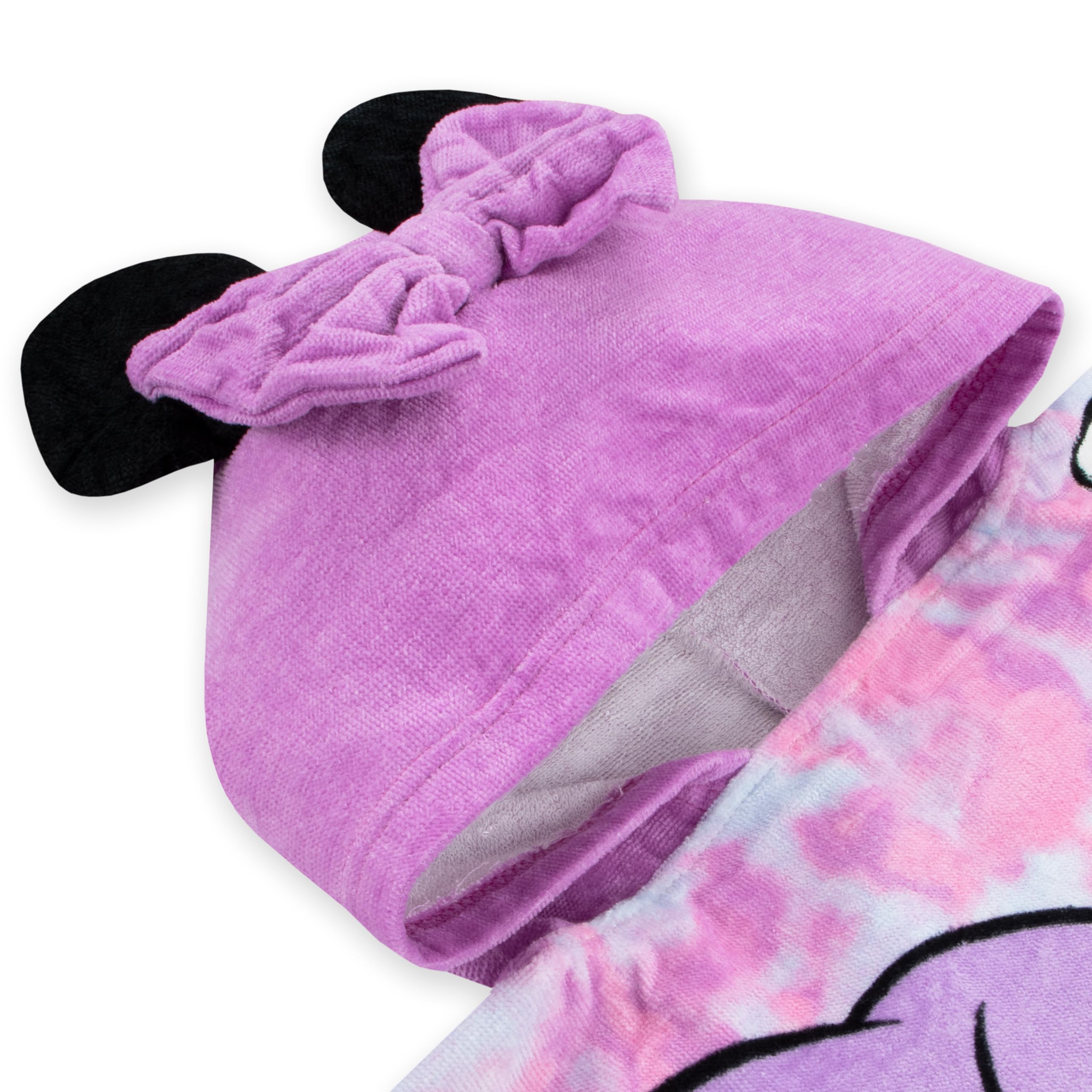 Disney Minnie Mouse Poncho De Bain Enfant | Serviette De Plage Minnie Mouse | Serviette De Bain | Taille Unique Rose