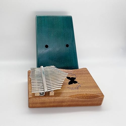 Miniatura 7 de Kalimba - Piano de pulgar Kalimba de 17 teclas, instrucciones de estudio y martillo de afinación, regalo único para niños, adultos principiantes