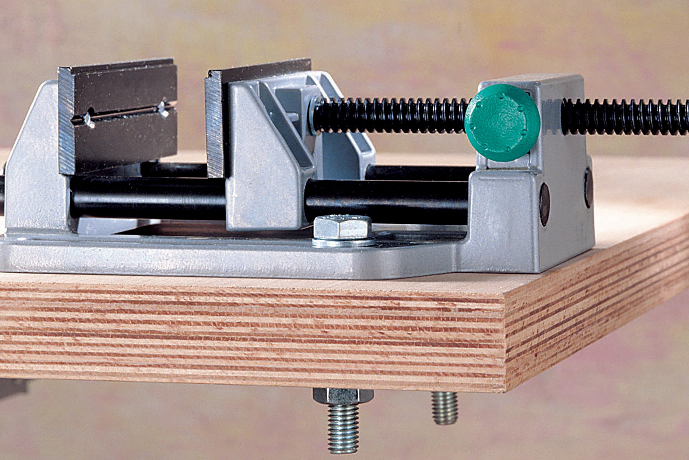 wolfcraft Imadło uniwersalne I 3410000 I Z systemem szybkiego zacisku I Zakres zacisku: 100 mm