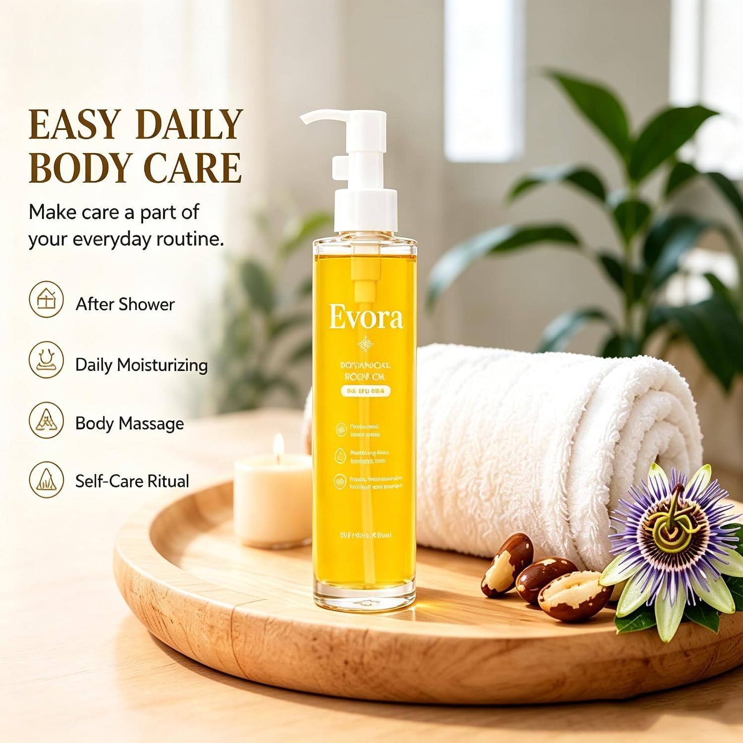 Evora Botanical Body Oil Deep Nourishment And Moisture For Crepey Skin (1 pcs)