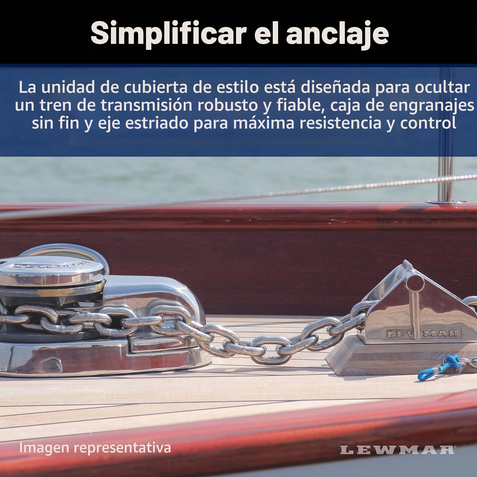 Lewmar® V700 12V 1/4 Pulgadas con Interruptor, Interruptor basculante y Caja de Control