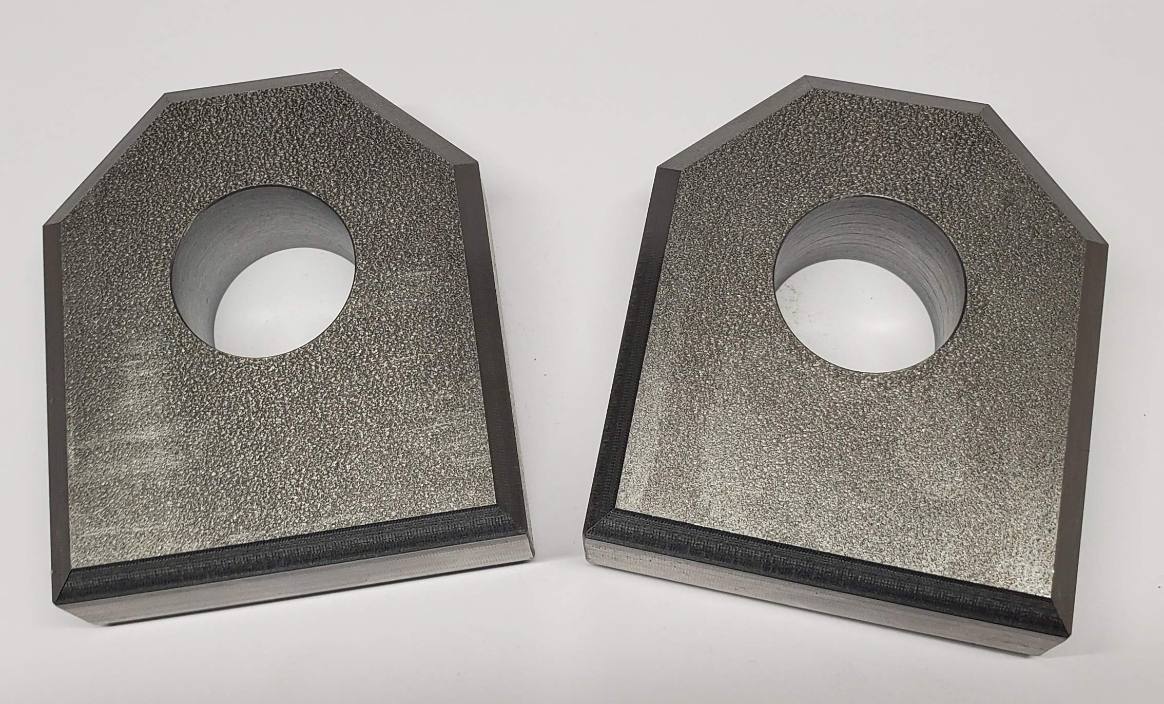 Weld on, D-Ring Shackle Mount 1.000" Thick, 1.00" Dia. for Bumper, Tractor Bucket, ATV, UTV, Trailer. Set of 2. - LX1000W