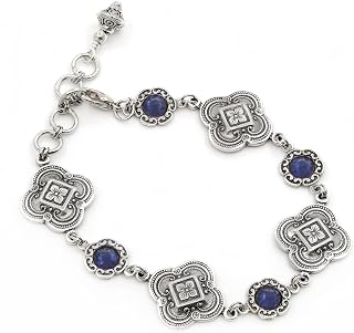 Edwardian, Gothic style Bracelet with Sapphire colour crystals