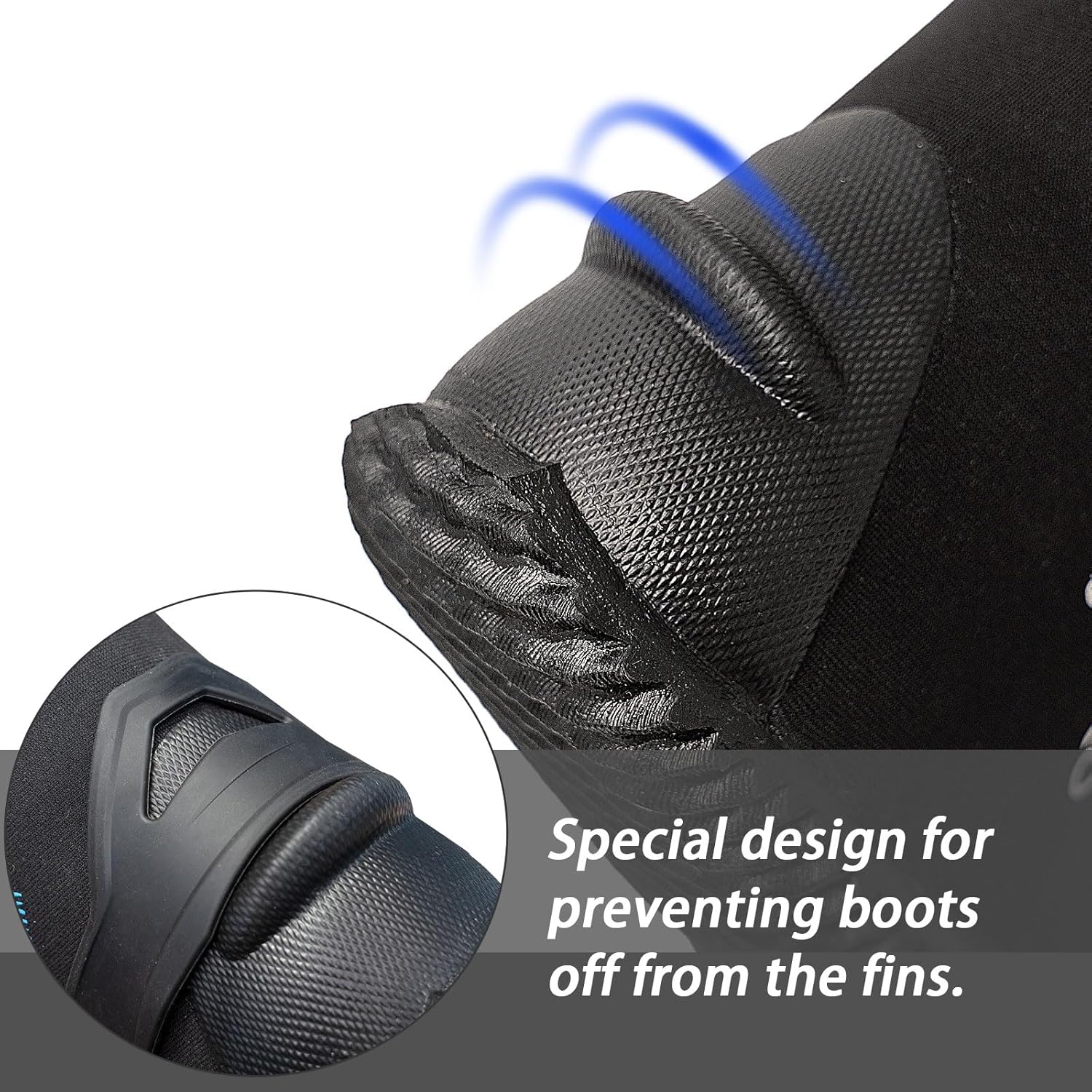 OMGear Neoprene Diving Boots 3mm 5mm Water Boots Dive Fins Booties with Rubber Sole Snorkeling Gear Surfing Scuba