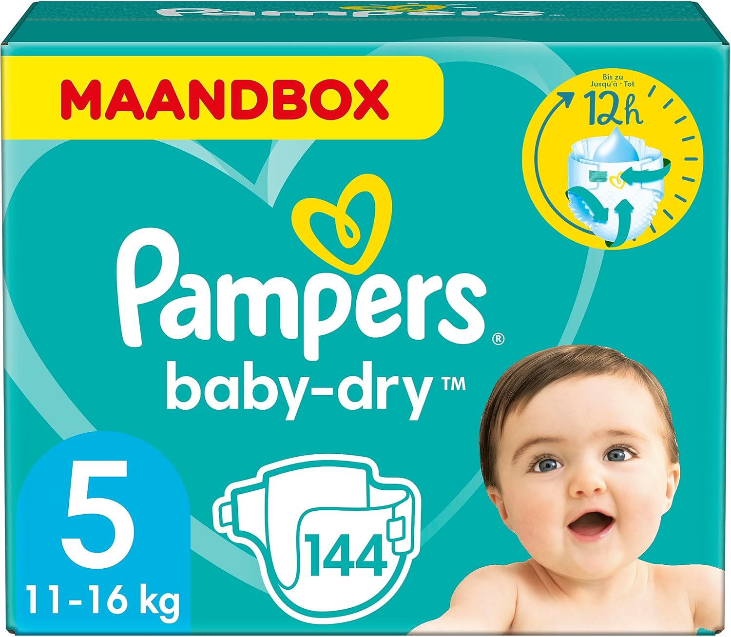 Pampers Baby-Dry Maandbox maat 5