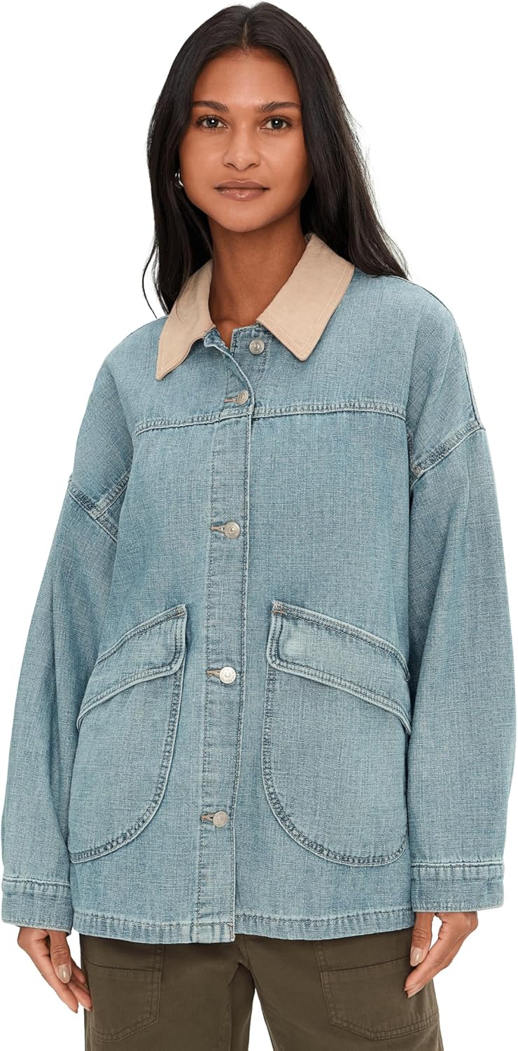 Free People Women's We the Free Lemon Denim Jacket