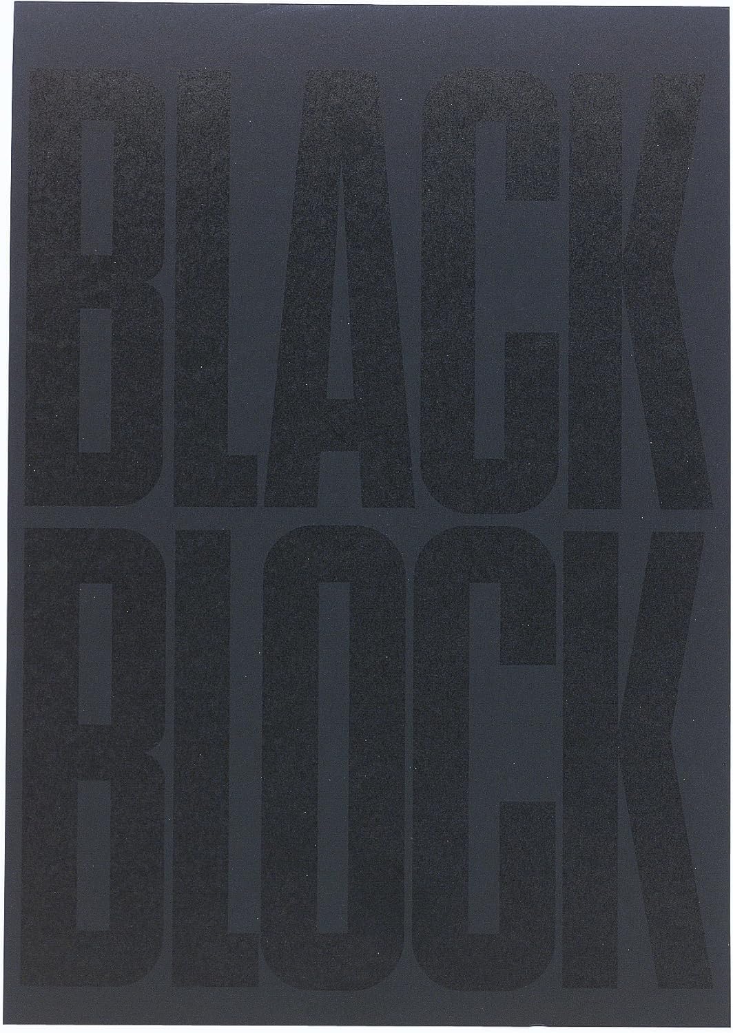 Exacompta - Ref 5700E - Black Block Notepad (70 Sheets) - A4 (210 x 297mm) in Size, 80gsm Clairefontaine Paper, Yellow Pages, Squared Rulings - Black Cover