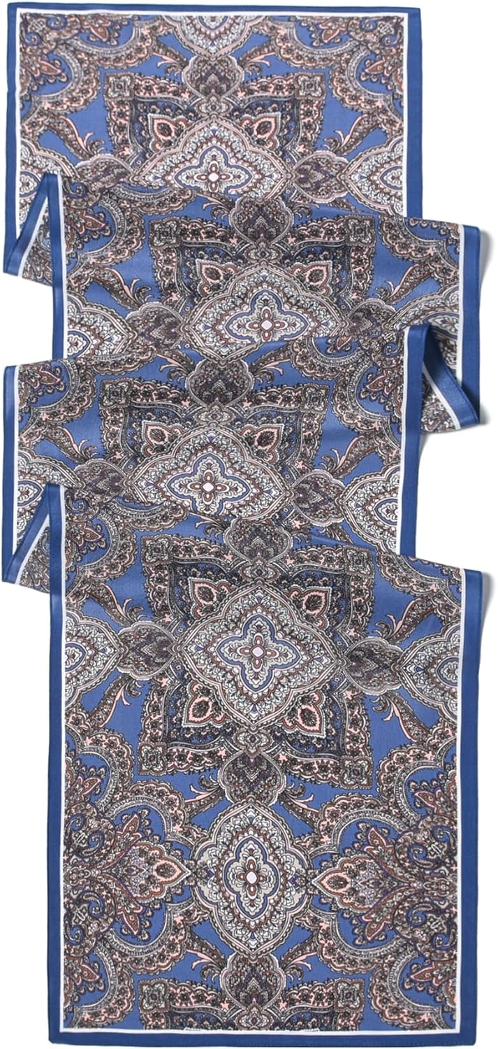 100% Mulberry Silk Women's 55”*14” Long Scarf Headscarf and Neck Scarf - Rectangular Hair Towel with Gift Packed - Image 3