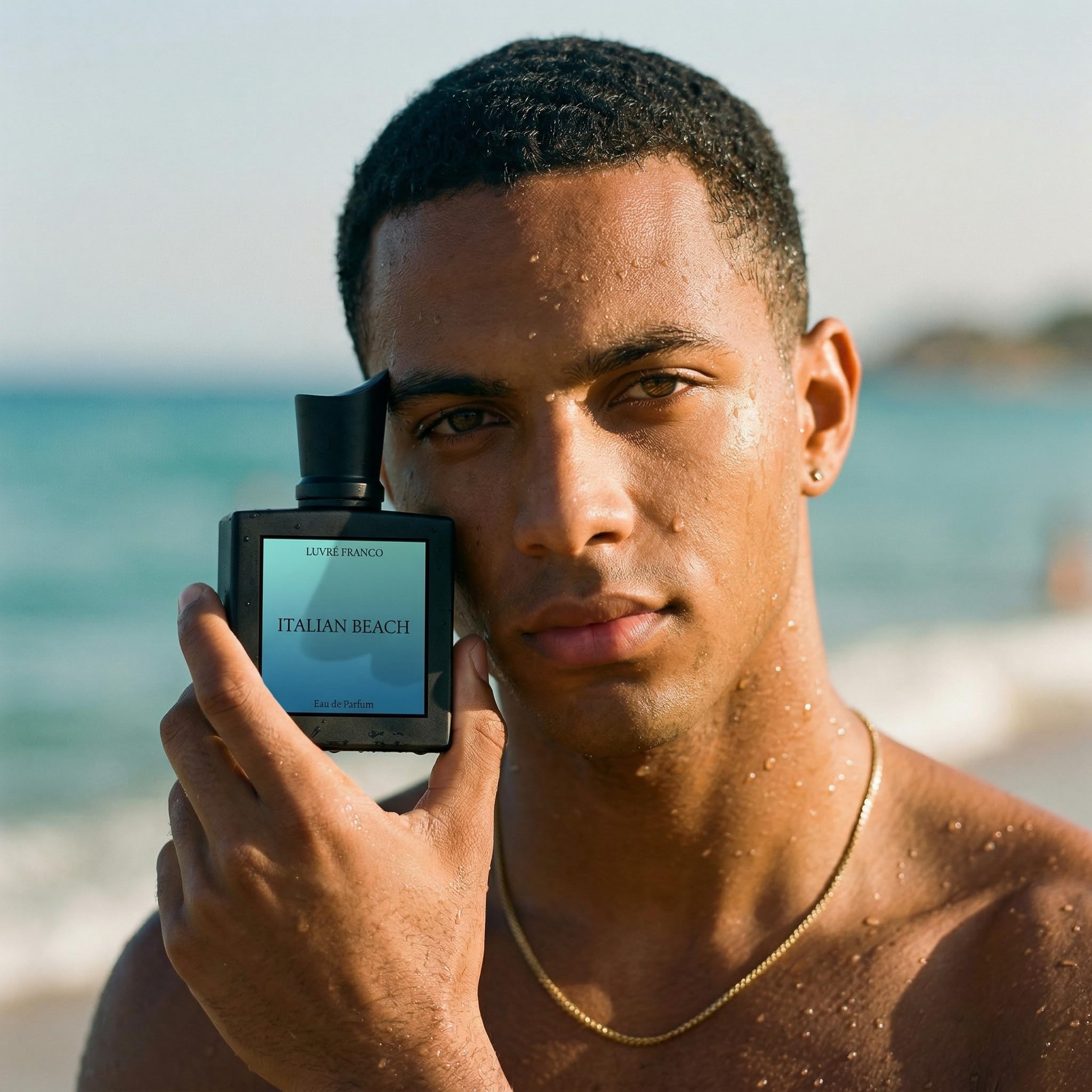 Italian Beach - Eau de Parfum für Herren - LUVRÉ FRANCO - mit Pheromonen - frischer zitrischer Duft - 50ml - sehr attraktiv und anziehend - langanhaltend - perfekt für den Sommer