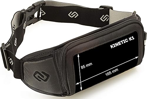 Miniatura 7 de Sporteer Kinetic K1 - Cinturón para correr con pantalla táctil, compatible con iPhone 17/16/15 Pro Max, 16/15 Plus, 17/16/15 Pro, iPhone 17/16/15,