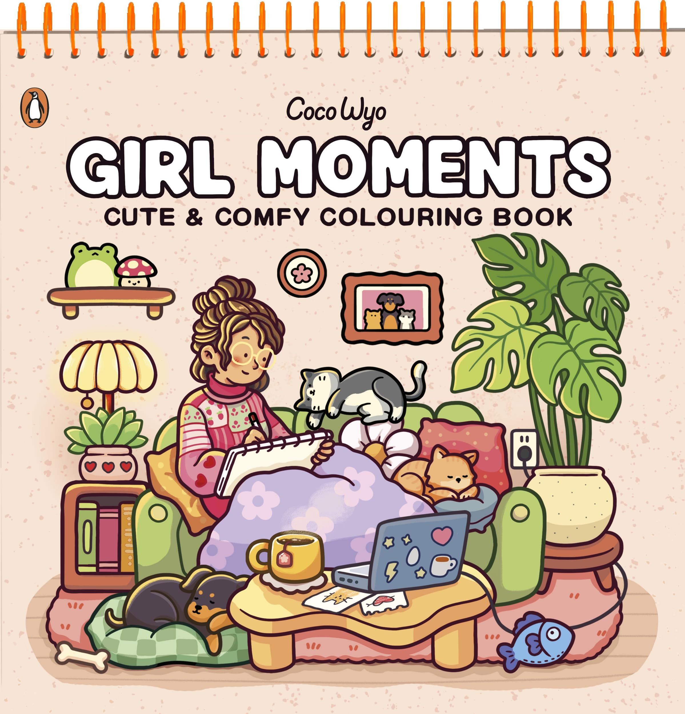 Girl Moments: A relaxing and cosy colouring book from the bestselling author