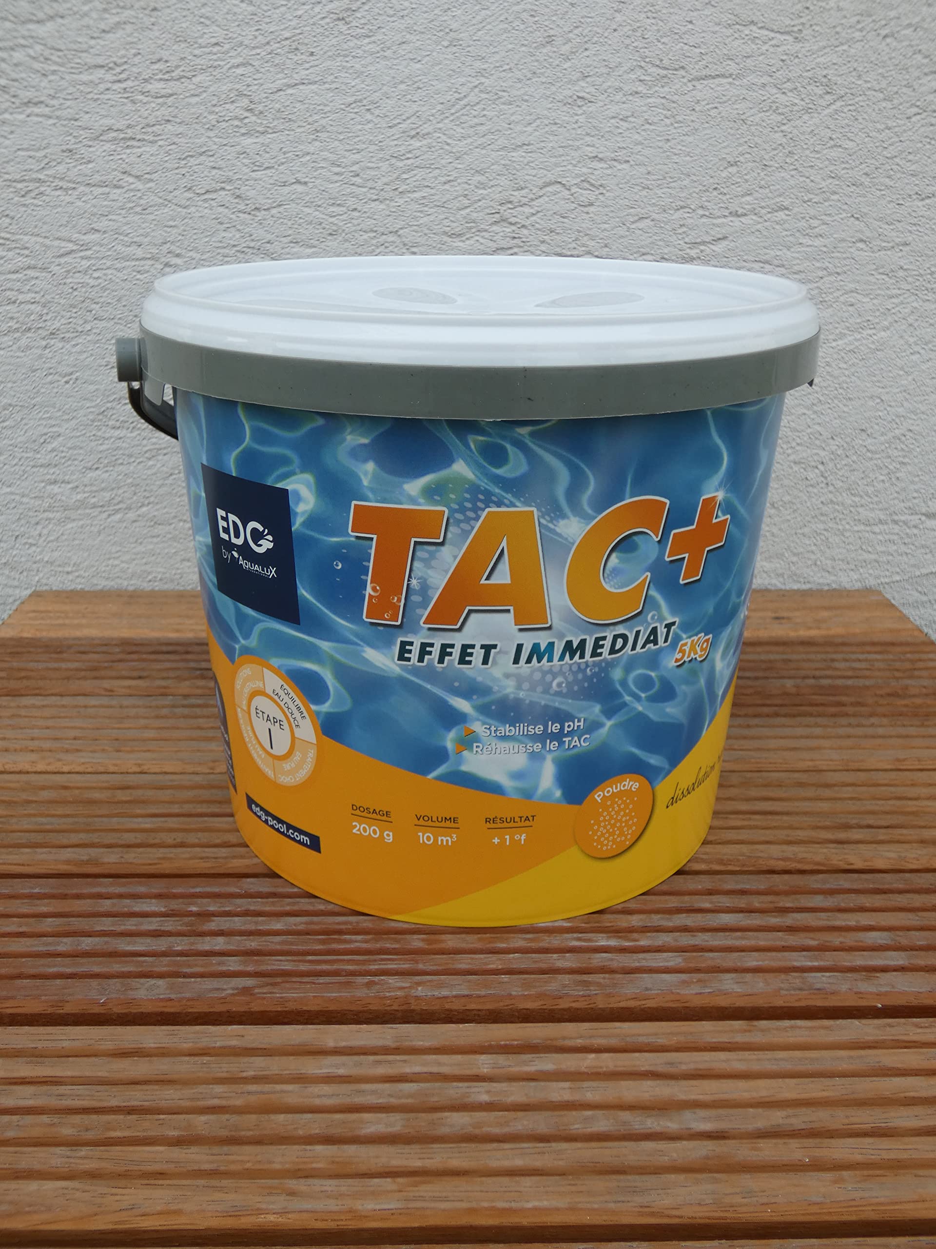 AQUALUX International TAC Plus Piscine Correcteur Alcalinité Poudre 5kg