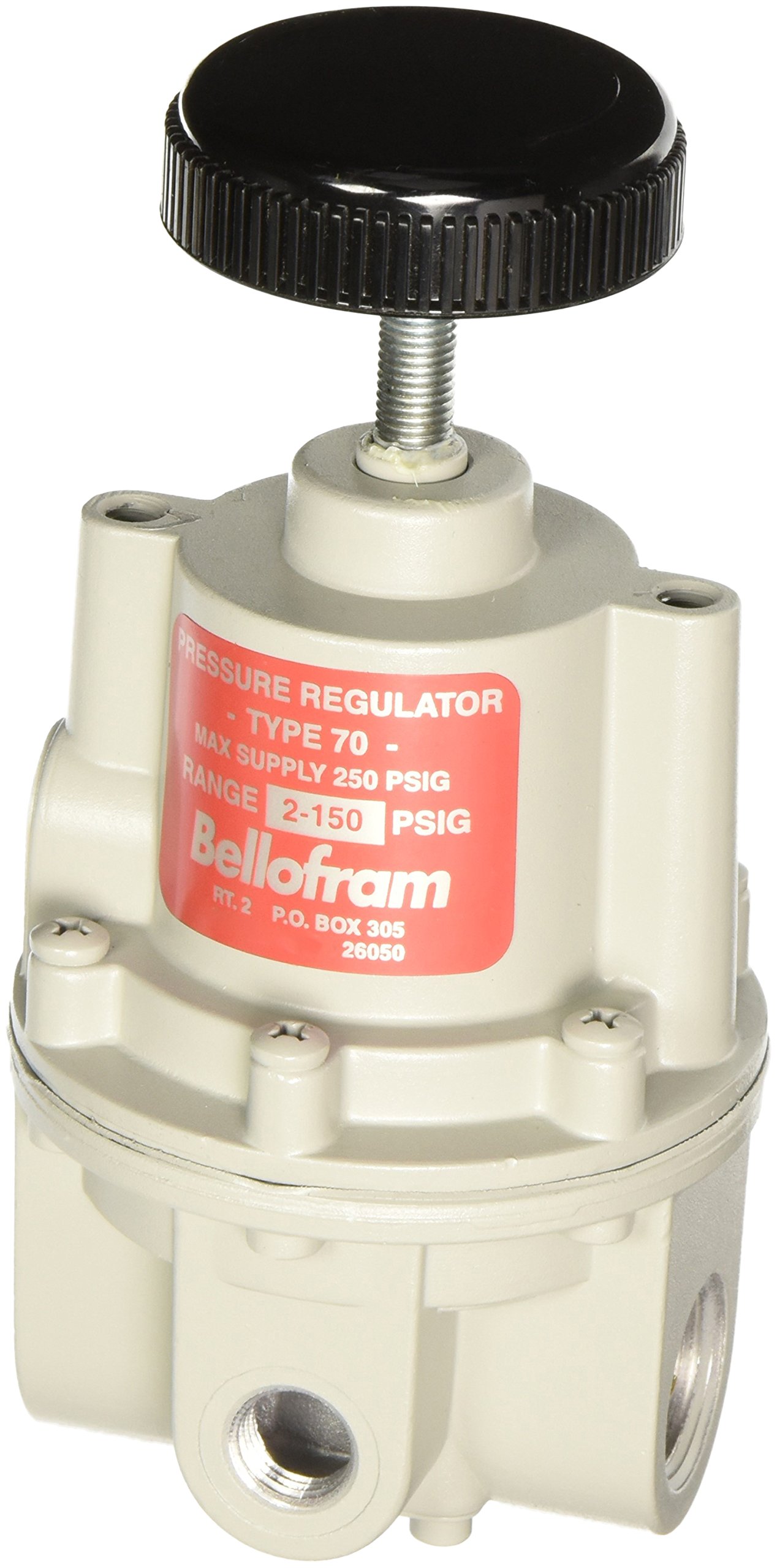 Bellofram 960-161-000 High-Flow Regulator, 2 to 150 psi, 80 scfm