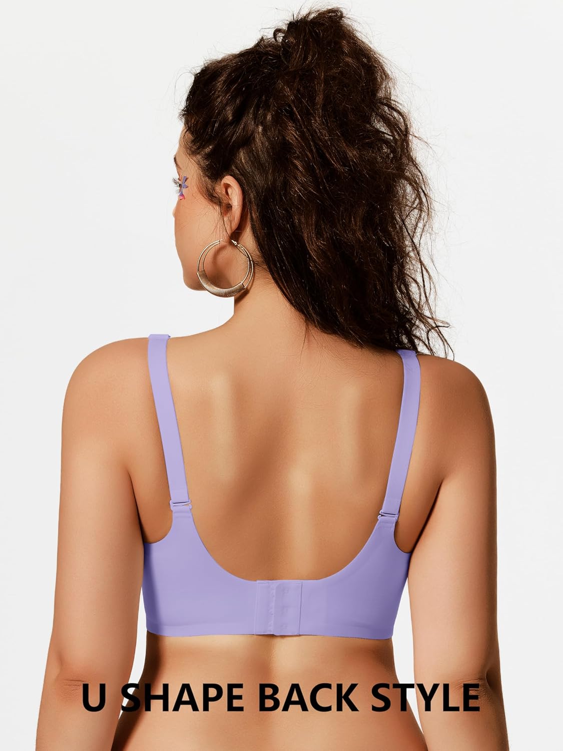 COCOMARTS Jelly Bras for Women No Underwire Push Up Seamless Supportive Plunge Bra Full Coverage Comfortable Bralettes - Image 5